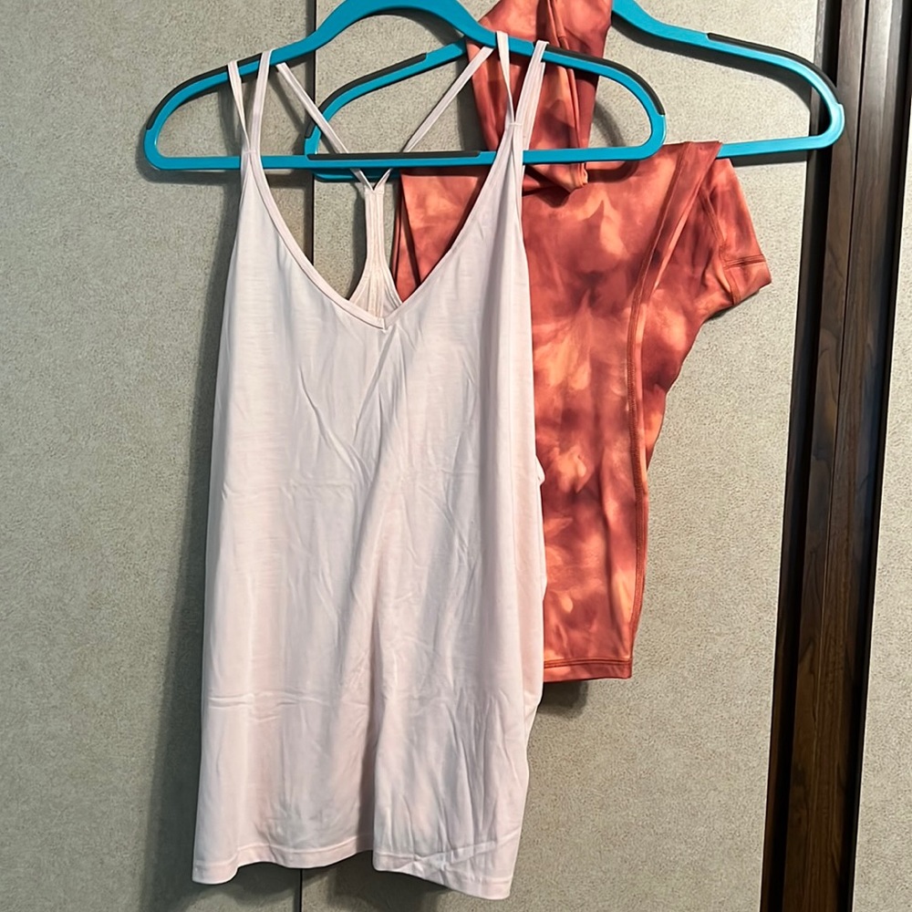 EUC ATHLETA SET! Tank, headband, Elation cropped leggings